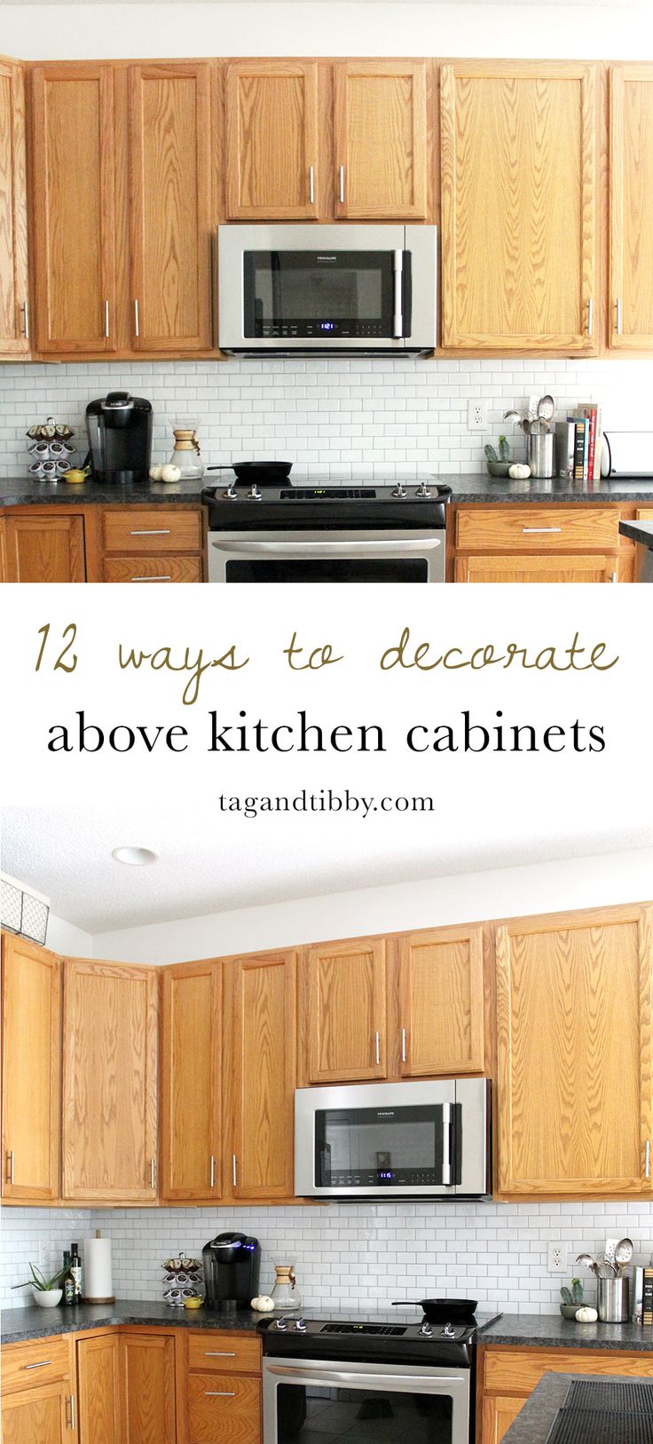 Is decorating above kitchen cabinets outdated