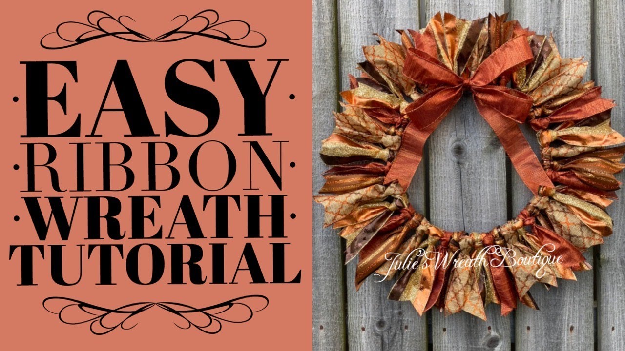 How to make a ribbon wreath – 6 easy steps for beginners