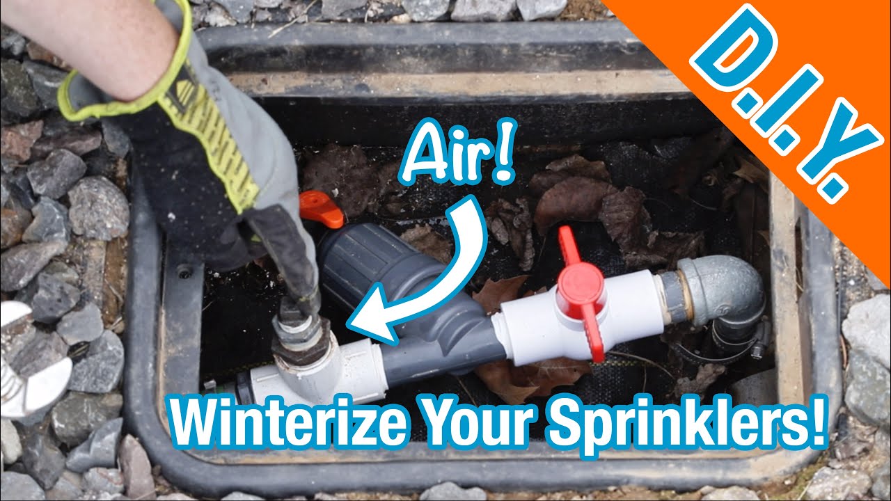 How to blow out a sprinkler system – tips to winterize your sprinklers ahead of cold weather