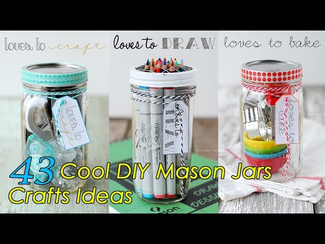 What kind of crafts can you make with Mason jars
