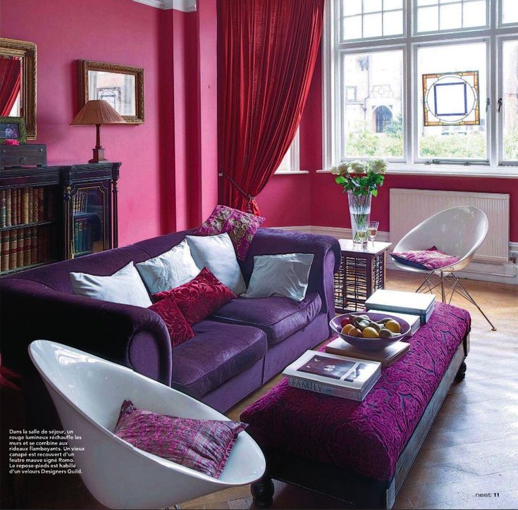 7. Opt for purple furniture