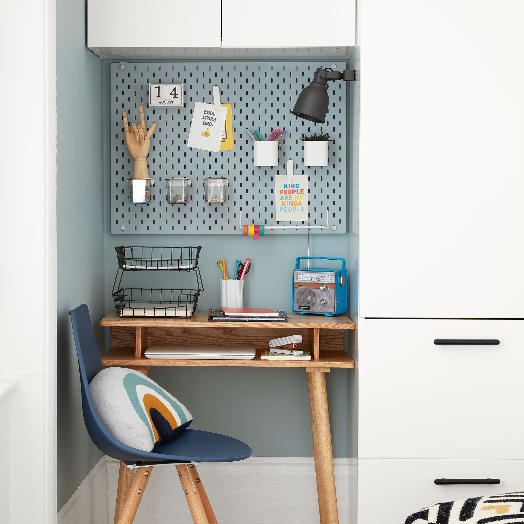 2. Use clever storage solutions