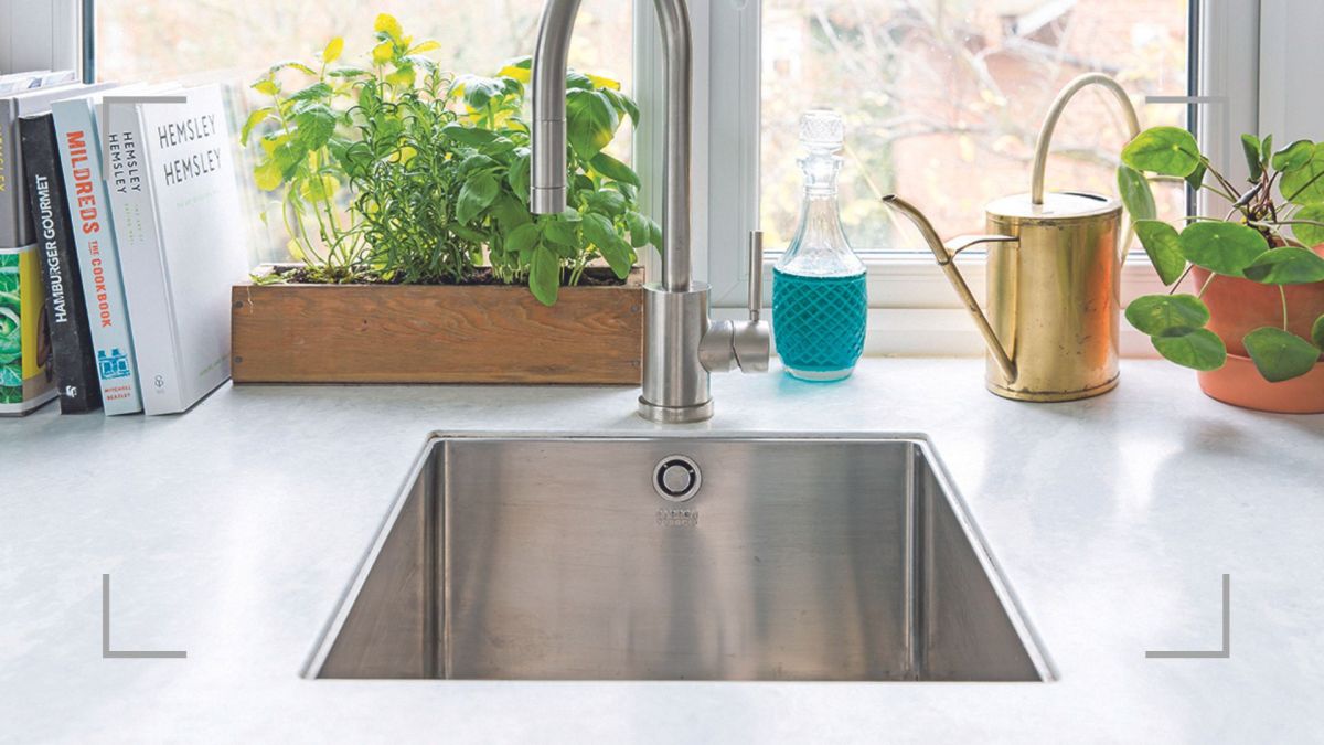 We tried 3 cleaning methods for stainless steel sinks – the best left mine gleaming