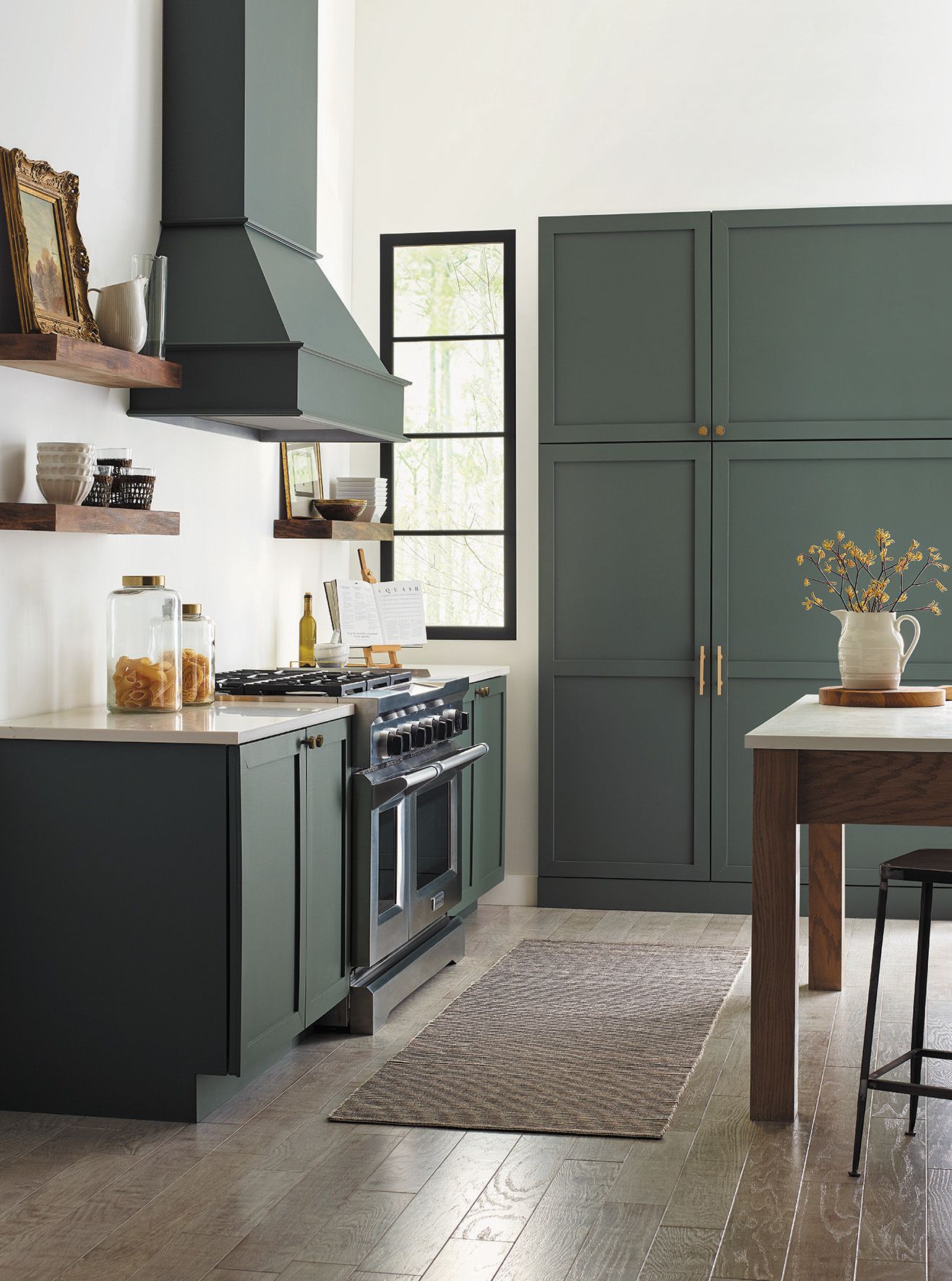 What color cabinets are low maintenance