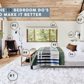 What color bedding makes a bedroom look bigger
