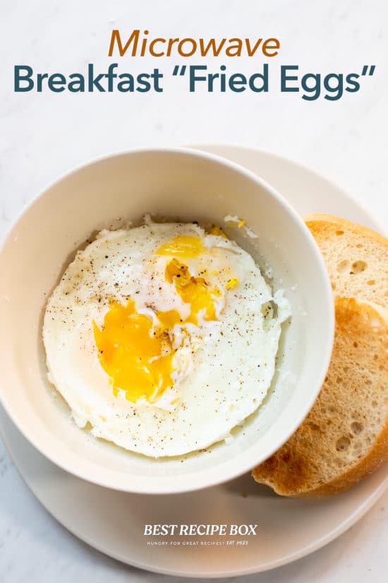 How to make poached eggs in a microwave