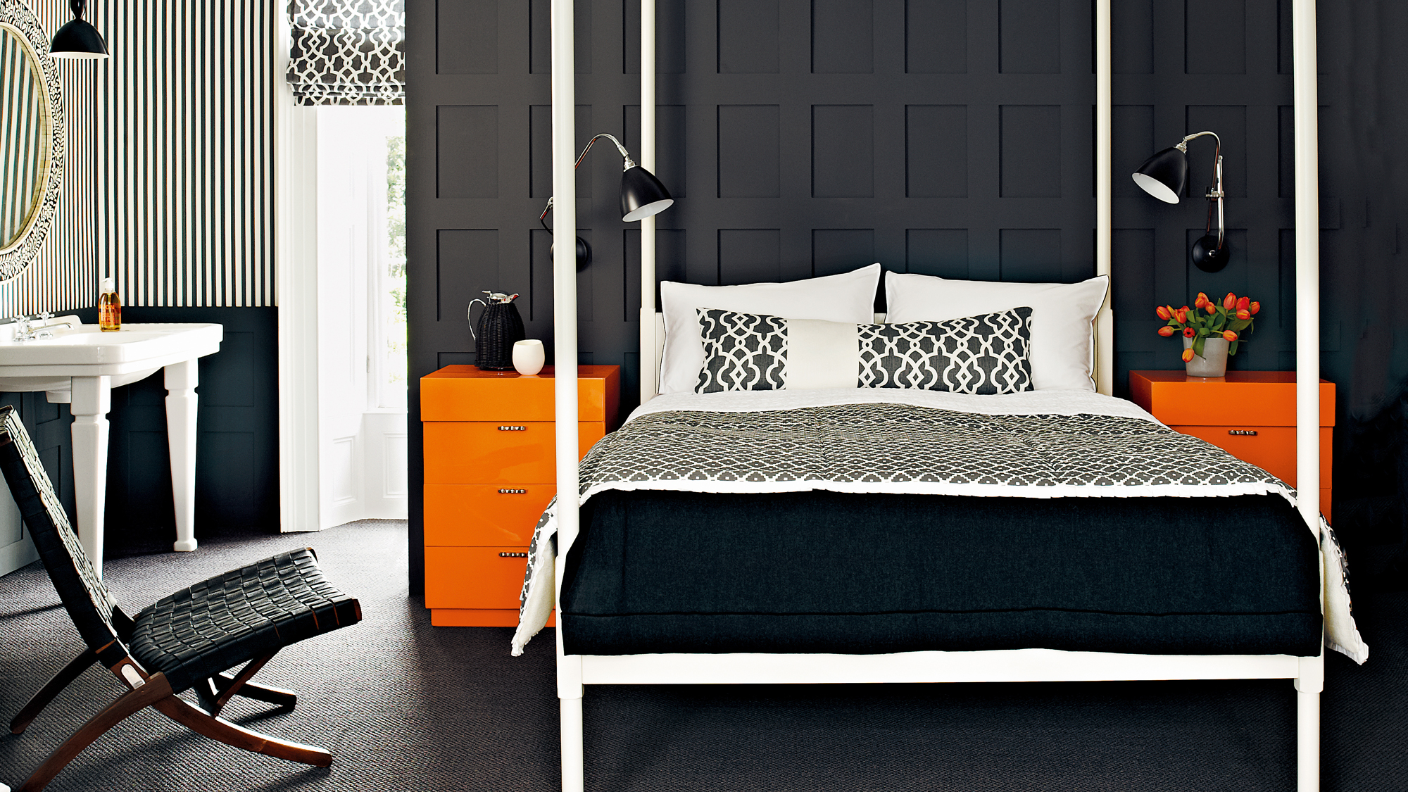 10 Dark bedrooms work even better in neutral homes