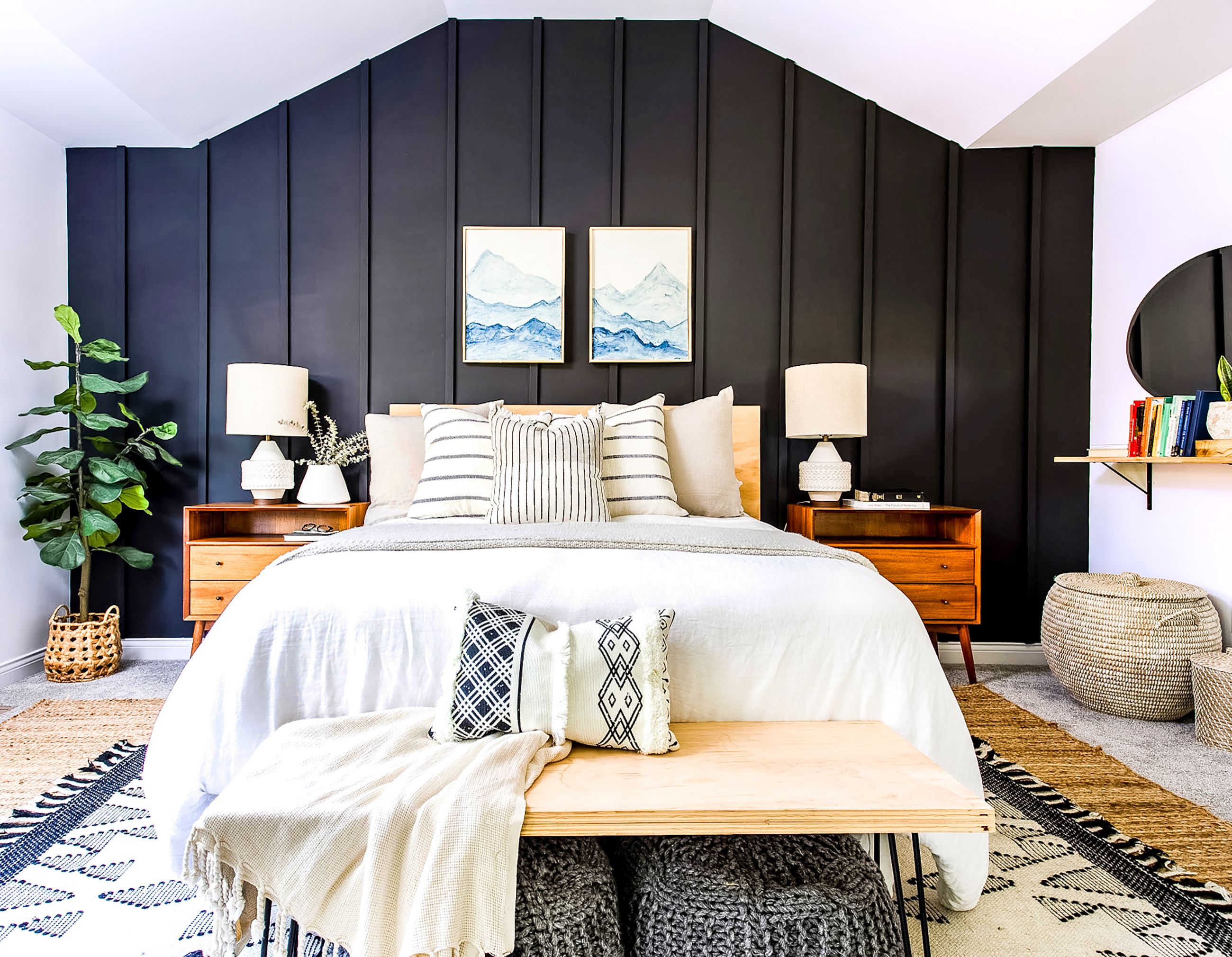 Bedroom accent wall paint ideas – 12 ways to add style and impact