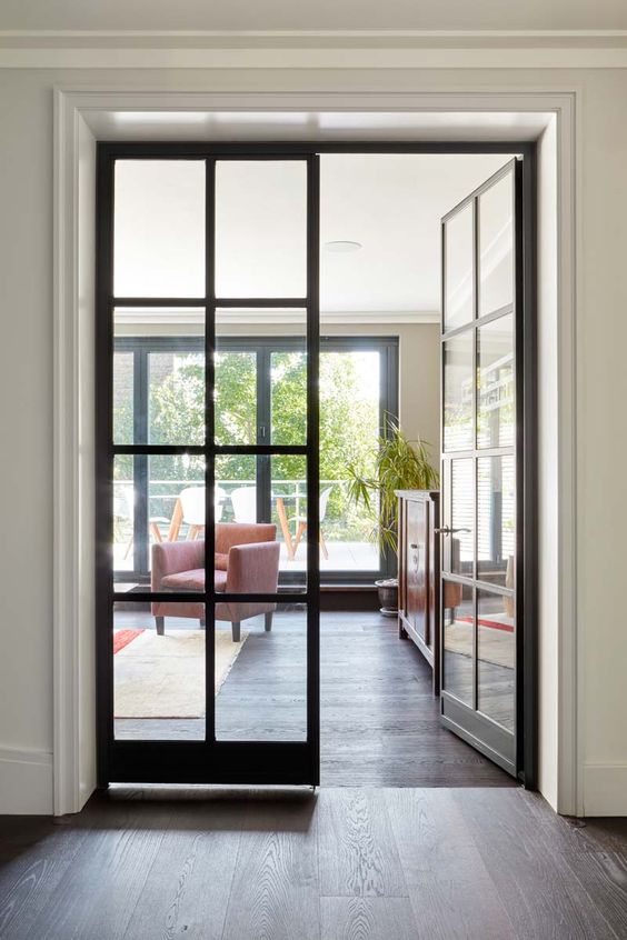 3. Steel or timber French doors?