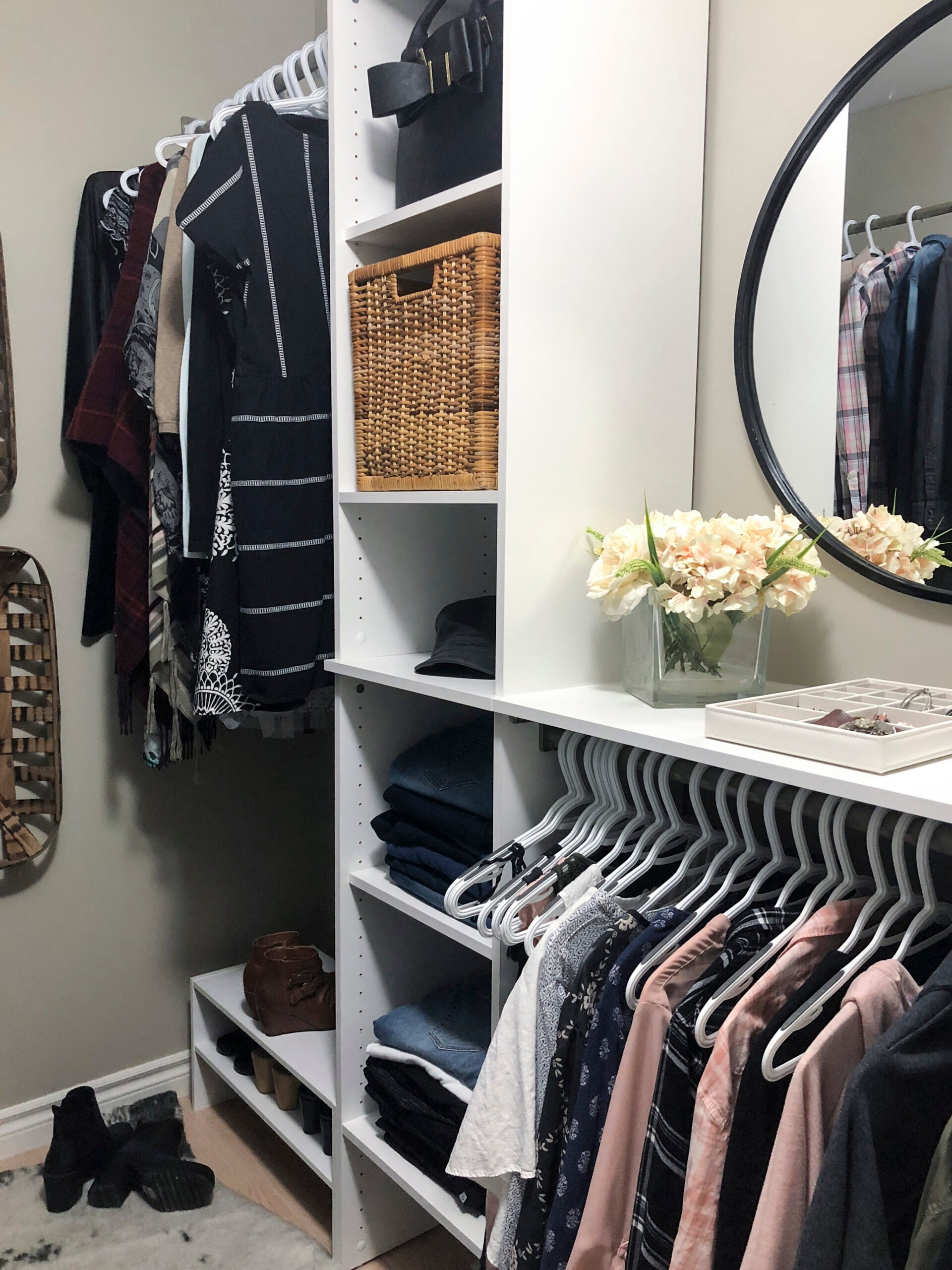 How I maintain a color-organized closet – 6 tips for Pinterest-perfect storage