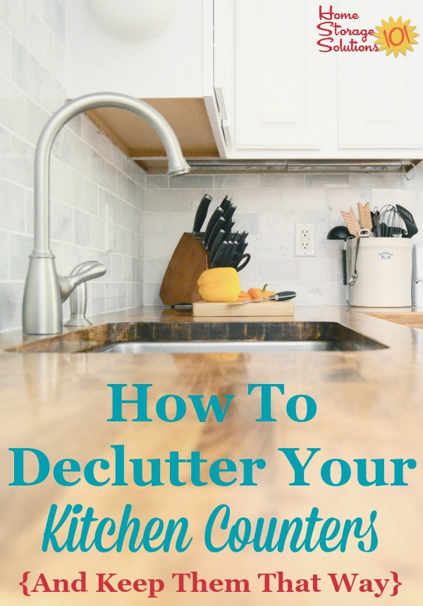 10 tasks to do daily to keep kitchen counters clear – and clutter-free