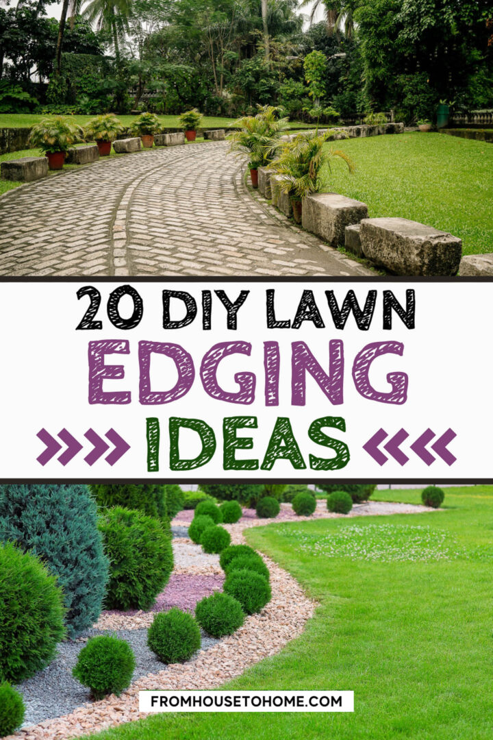 3 Add floral lawn edging ideas for a cottage-look