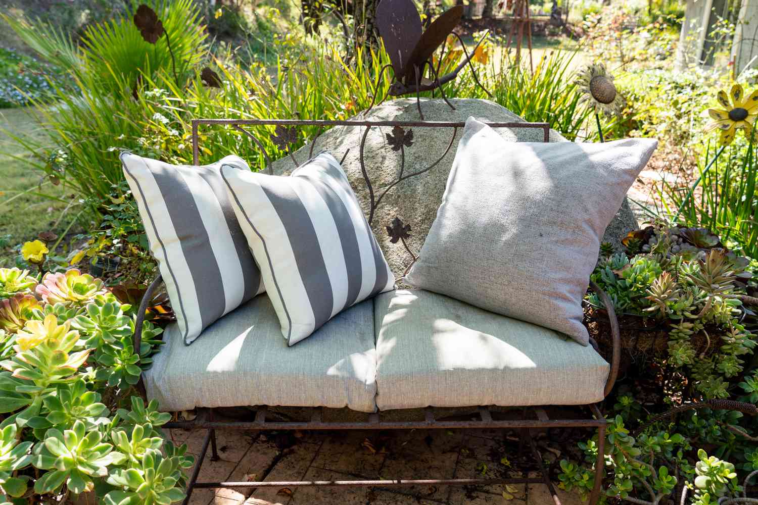 Can you use bleach on white outdoor cushions?