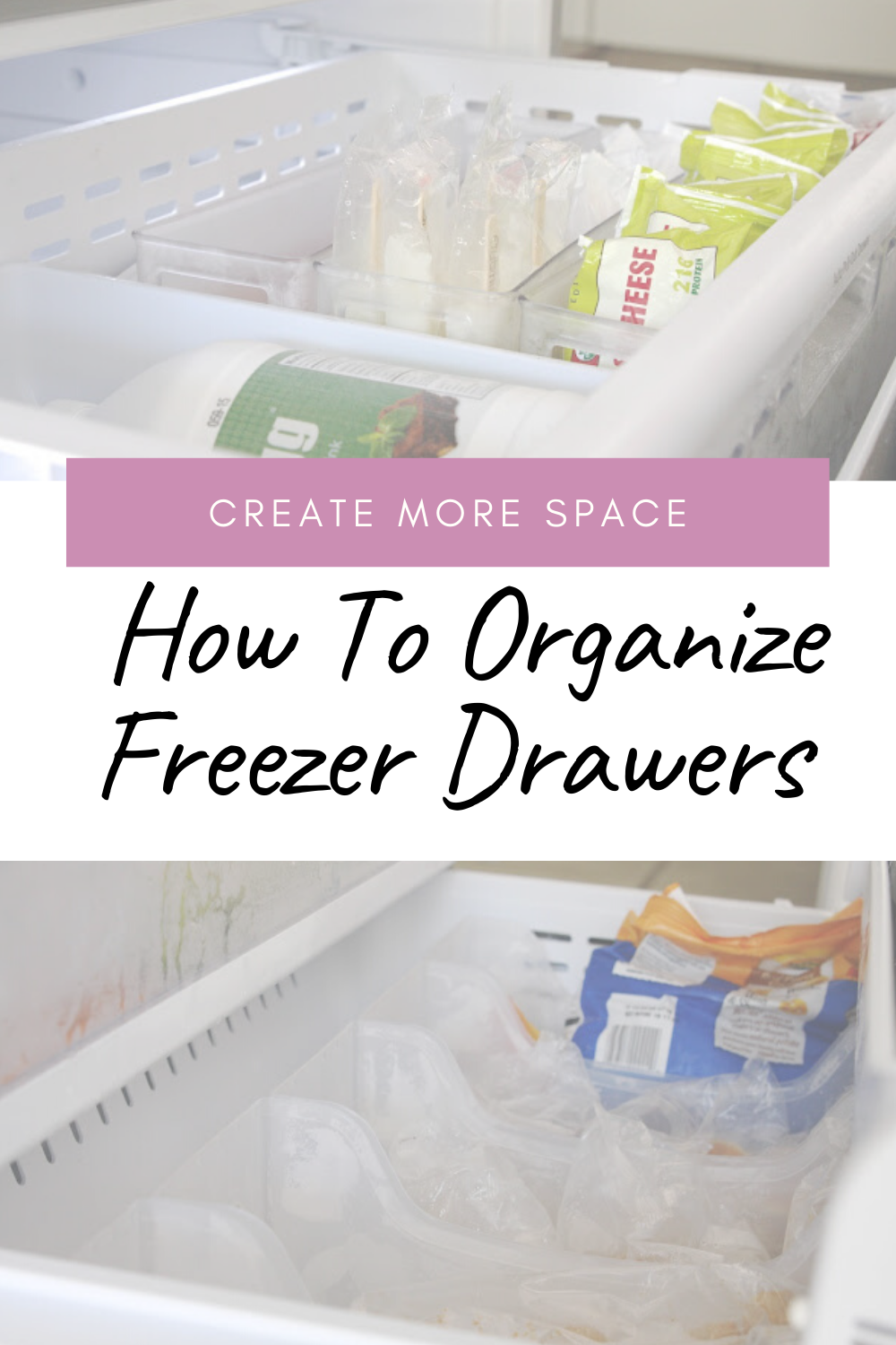 3 Use one drawer per food category