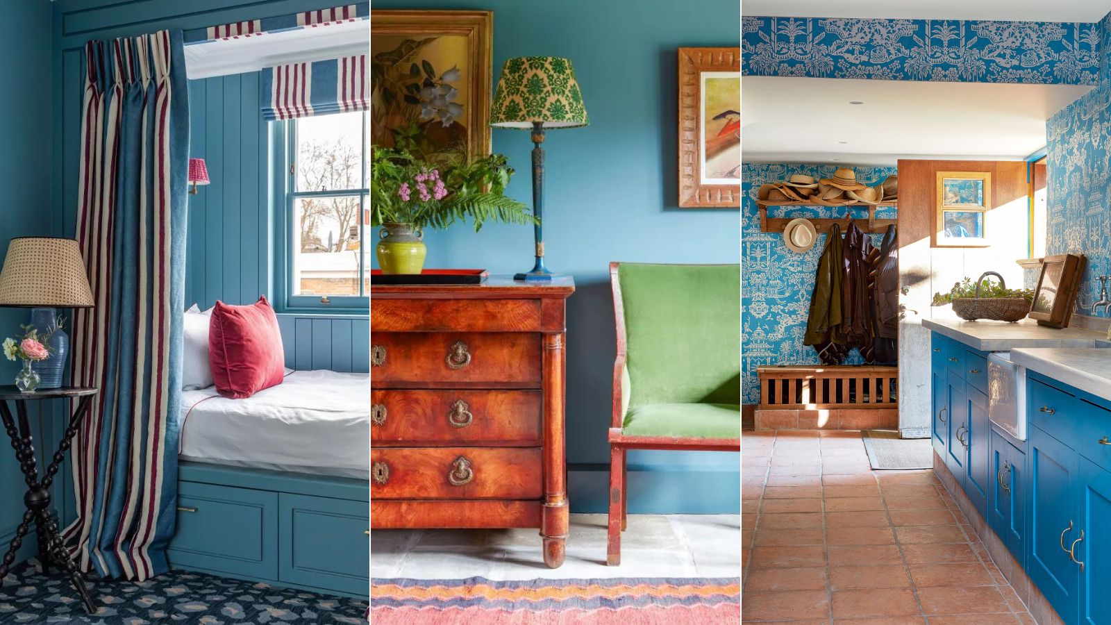 1 How to use cerulean in an entryway