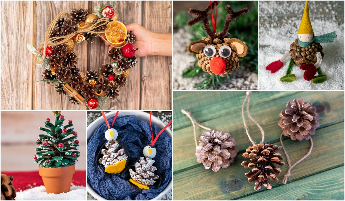 Pine cone Christmas craft ideas – 21 seasonal makes