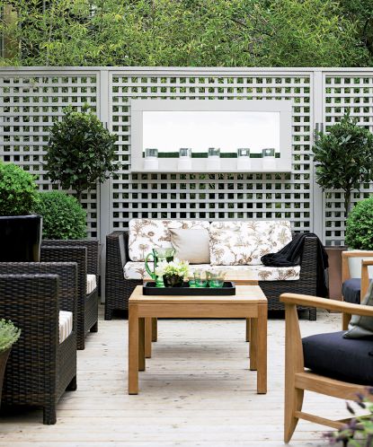 1 Take your interior design style outside