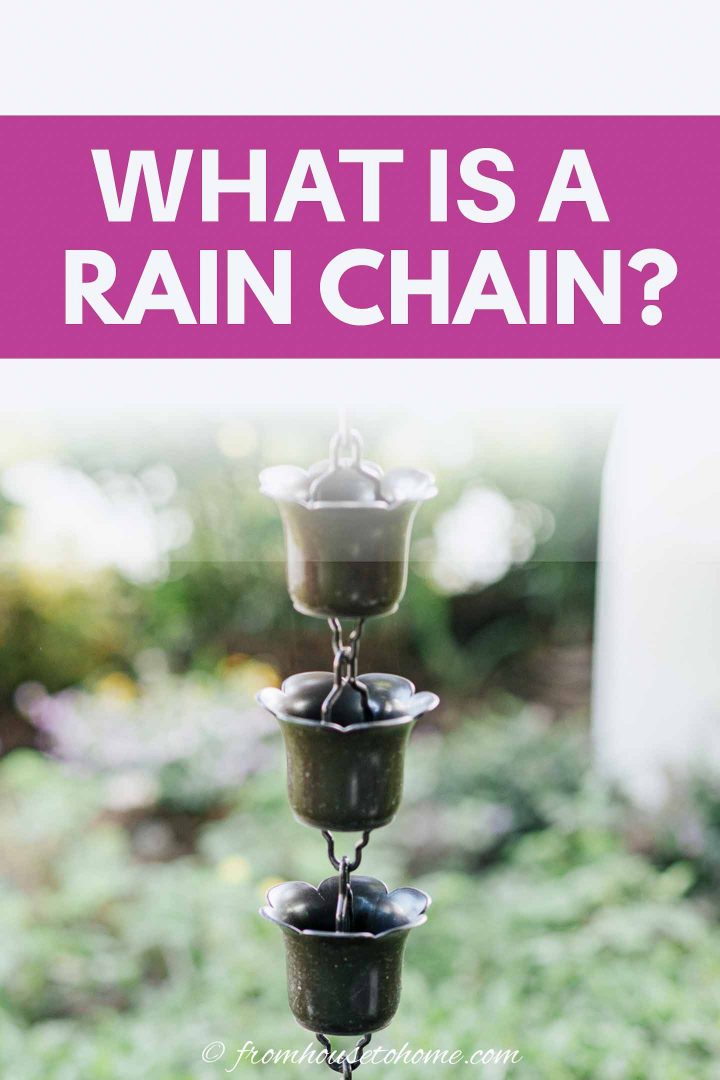 What material is best for a rain chain