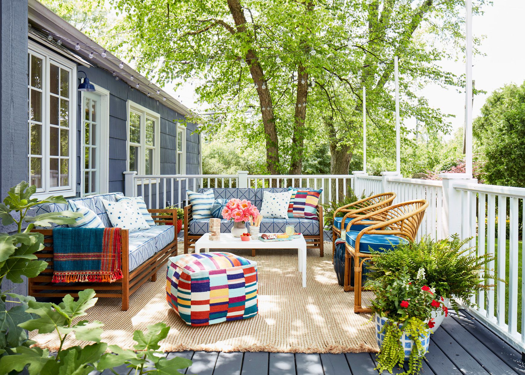 Painted patio ideas – 11 colorful and creative ways to update your outdoor living space