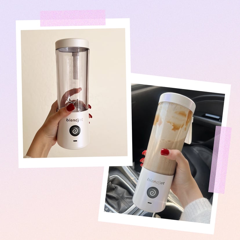 Can a portable blender be used for hot soup?