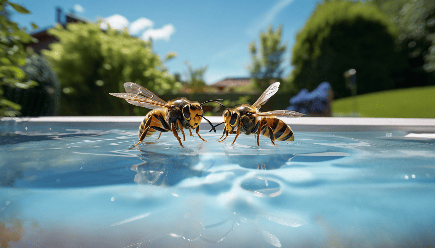 8 natural methods to keep bees away from a pool