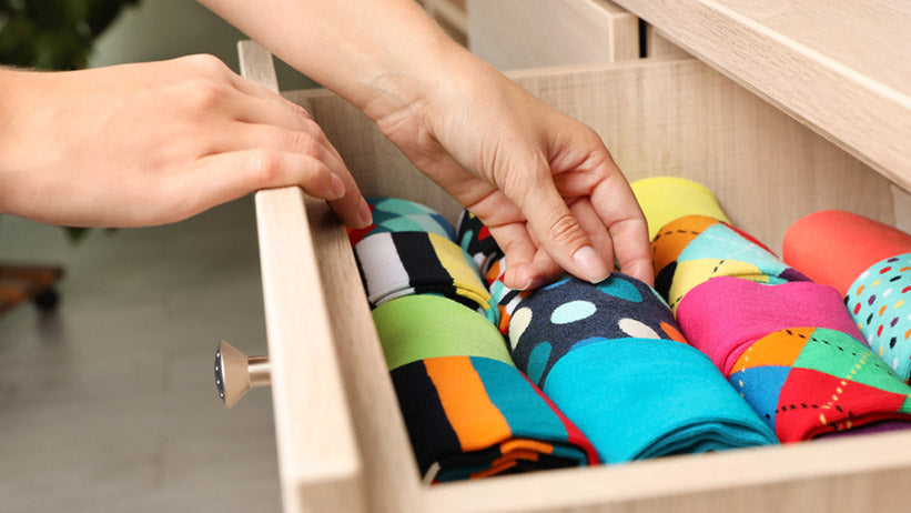 How to organize a sock drawer – 10 ways to sort socks in style